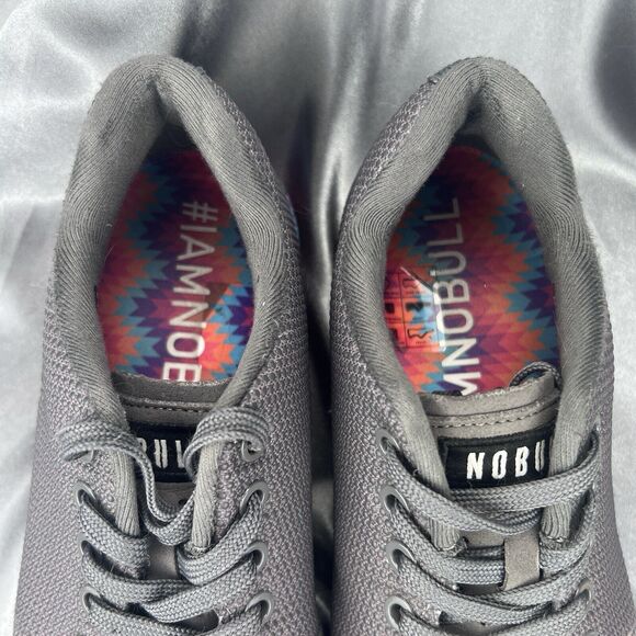 NOBULL Outwork Patchwork Trainer Shoes Men’s 6 Women’s 7.5 Gray Gum Superfabric - Picture 12 of 13